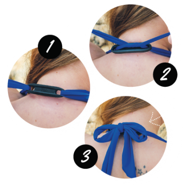 Step by step pictures of how to tie halto